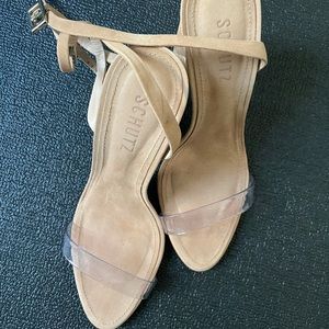 Schutz Clear Strap Sandal
